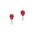 Ruby & Diamond Earrings