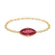Ruby Marquise Supreme Chain Ring 18k gold Stackable ring
