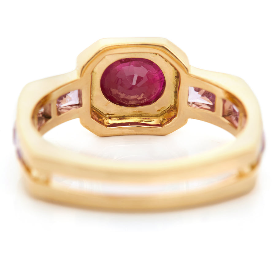 Ruby & Pink Sapphire Circa Ring
