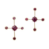 Ruby Supernova Earrings