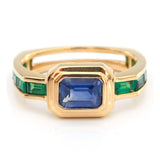 Sapphire & Tsavorite Circa Ring