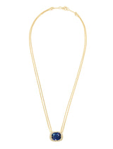 Sapphire Aurora Supreme Necklace 18K gold handmade fine jewelry 1