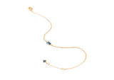 Sapphire Bracelet 18k gold Stackable design 2