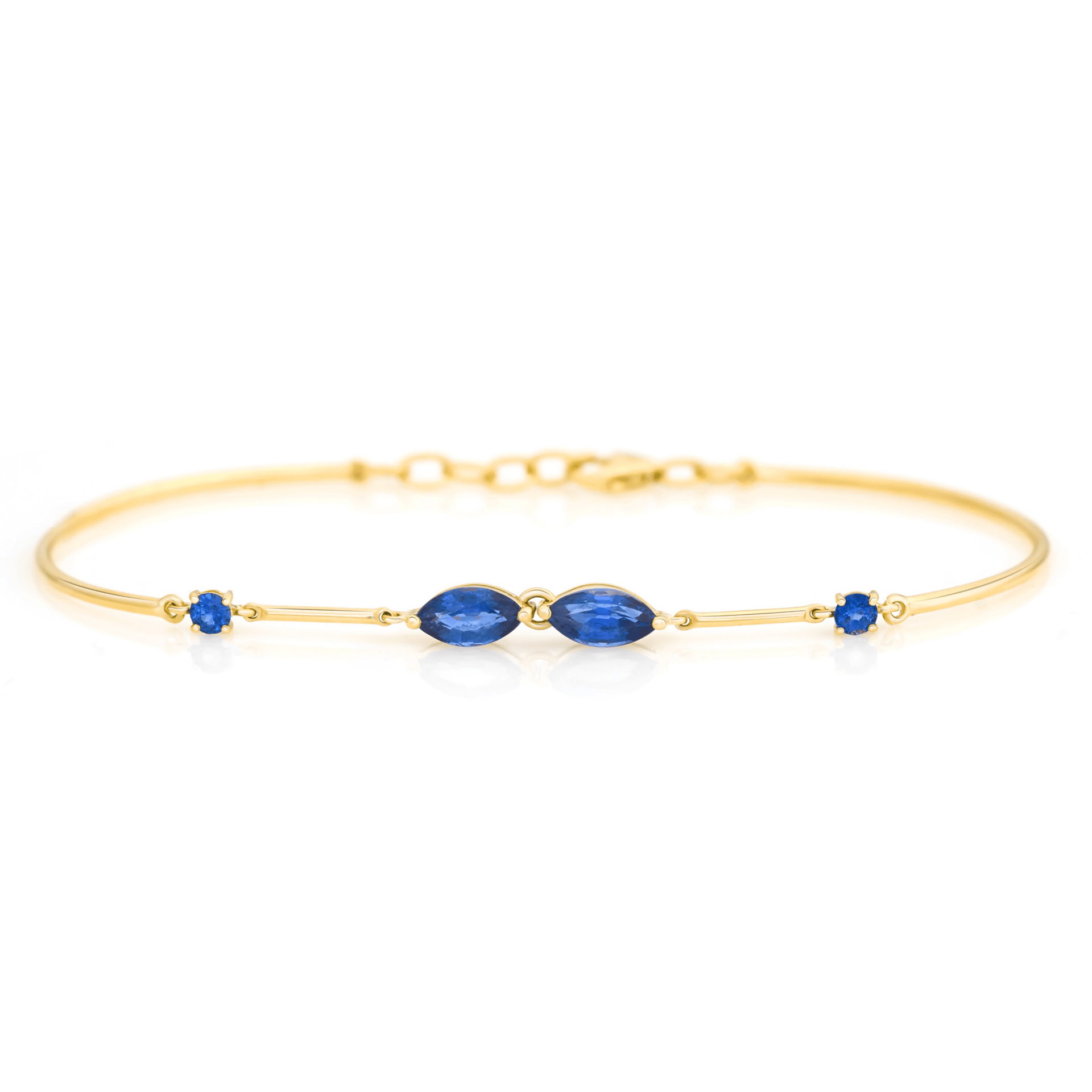 Sapphire Duo Bracelet – YI COLLECTION