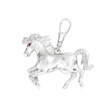 Silver Horse Pendant stackable design