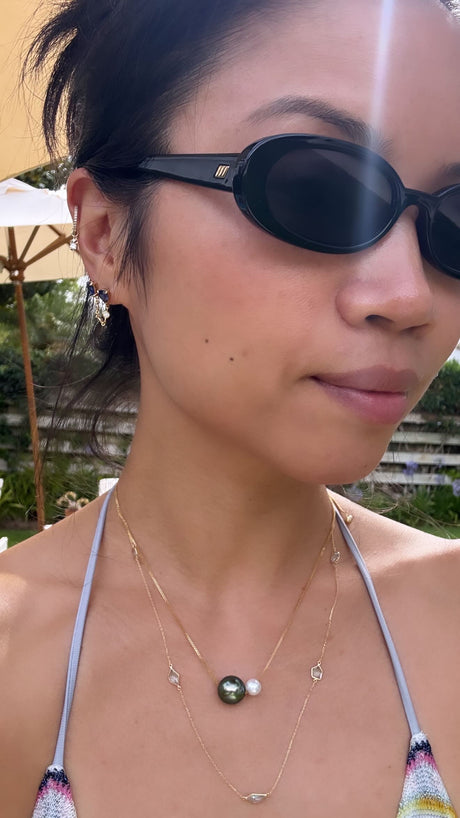 Tahitian Pearl Duo Necklace