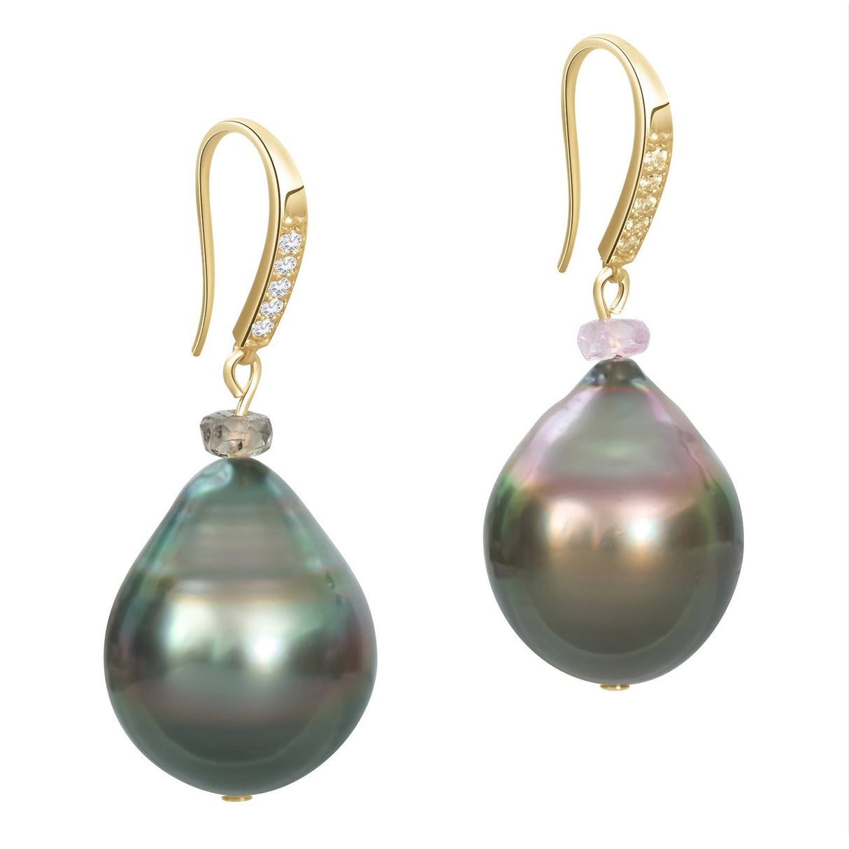 Tahitian_Pearl_Sapphire_Earrings_18K_stackable_design
