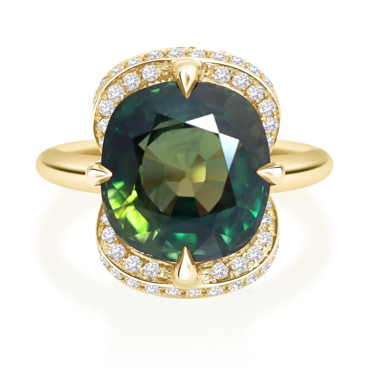 Teal_Green_Sapphire_Aurora_Supreme_Ring_YG18K_engagement_ring