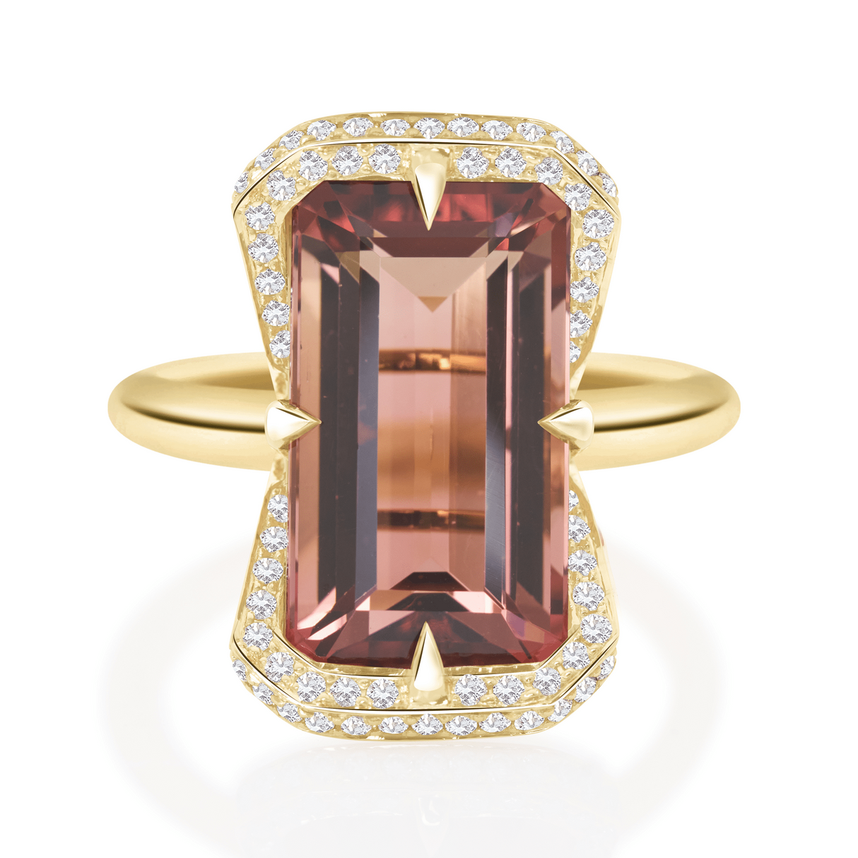 Tourmaline Supreme Aurora Ring
