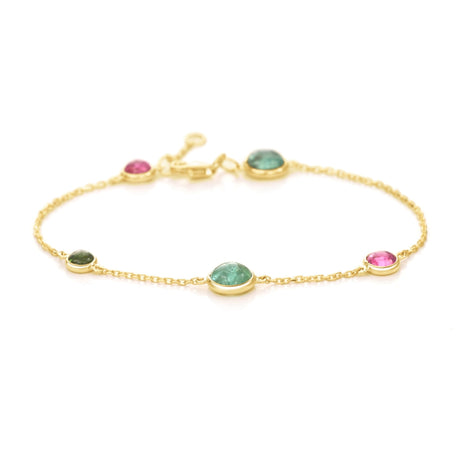 Tourmaline_Cabochon_Candy_Bracelet_18K_gold_stackable_design_handmade_fine_jewelry