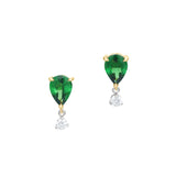 Tsavorite & Diamond Earrings