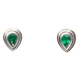 Tsavorite Frame Earrings