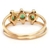 Tsavorite Orbit Ring