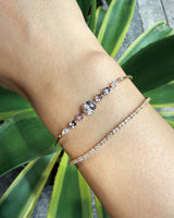 Lilac Spinel Compass Bangle