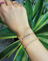 Lilac Spinel Compass Bangle