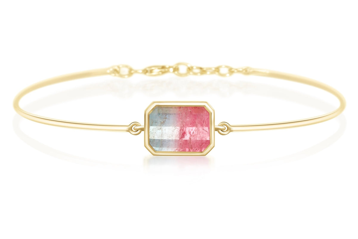 Watermelon_Tourmaline_Bangle_18K_gold_stackable_design