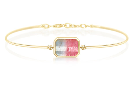 Watermelon_Tourmaline_Bangle_18K_gold_stackable_design