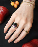 Watermelon_Tourmaline_Black_Diamond_Protection_Ring_18K_gold_engagement_ring_3
