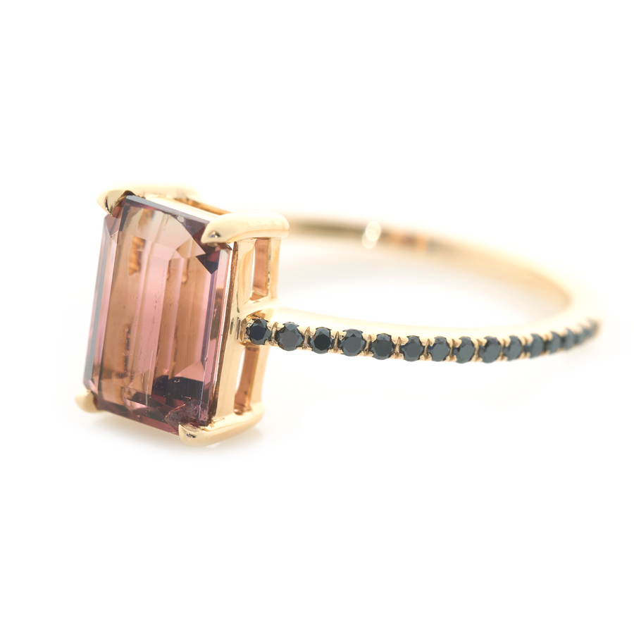 Ombré Tourmaline Protection Ring