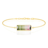 Watermelon Tourmaline Supreme Bar Bangle