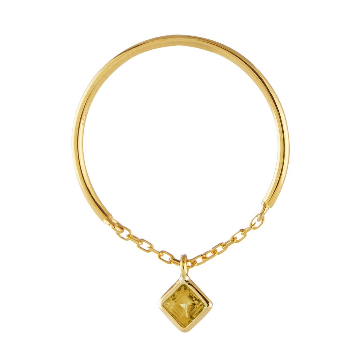 Yi Collection x Opening Ceremony November Citrine Half Chain Ring