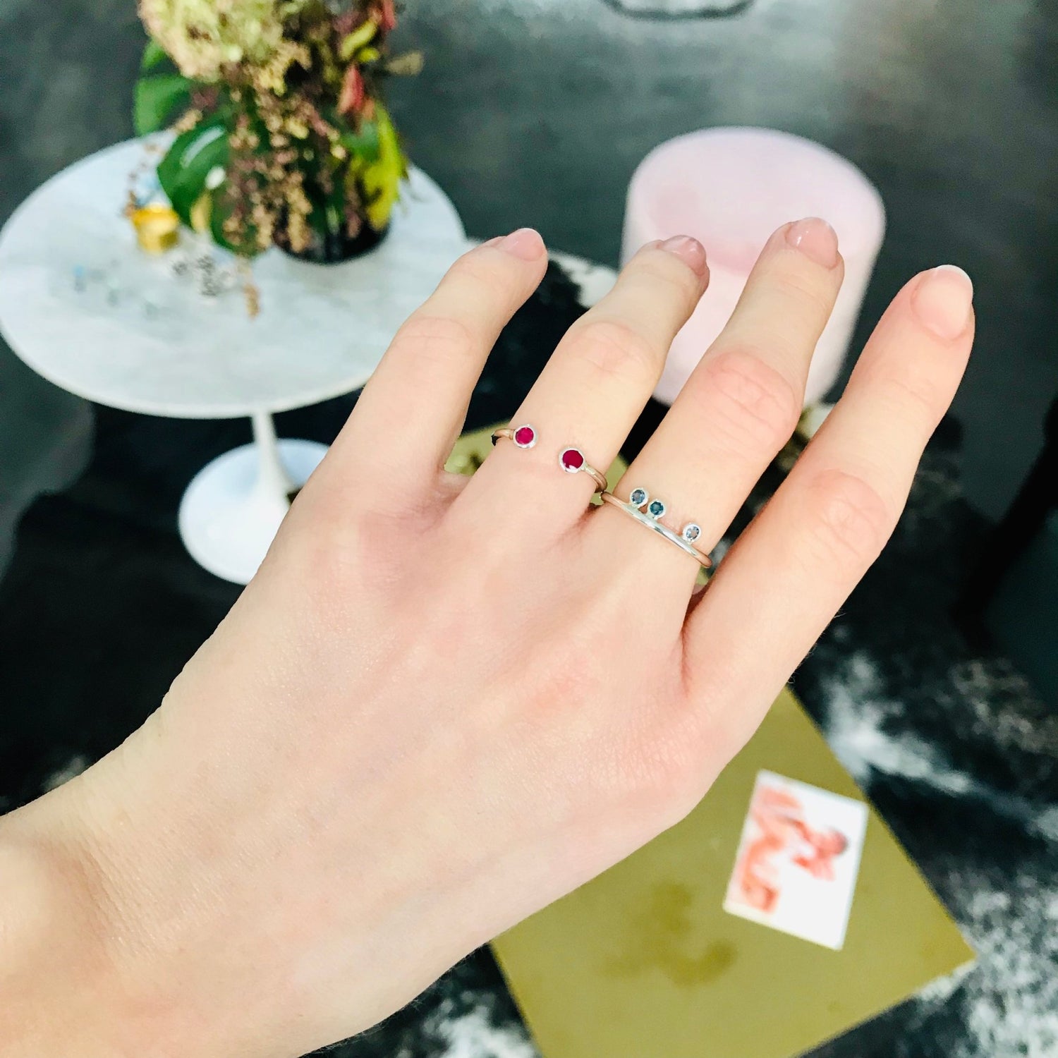 Yi Collection x Opening Ceremony Ruby Open Ring