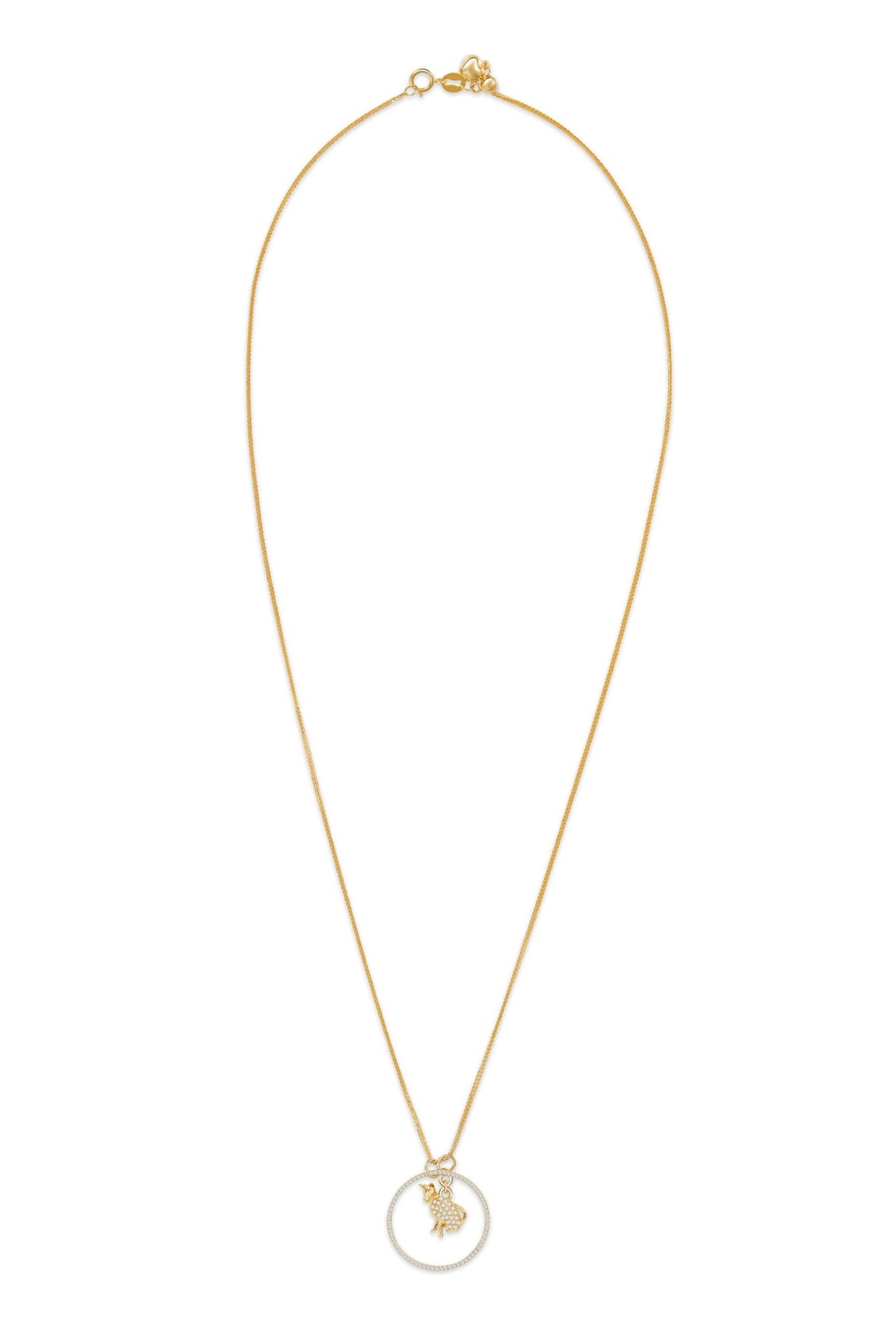 Zodiac Dog Pendant Necklace 1