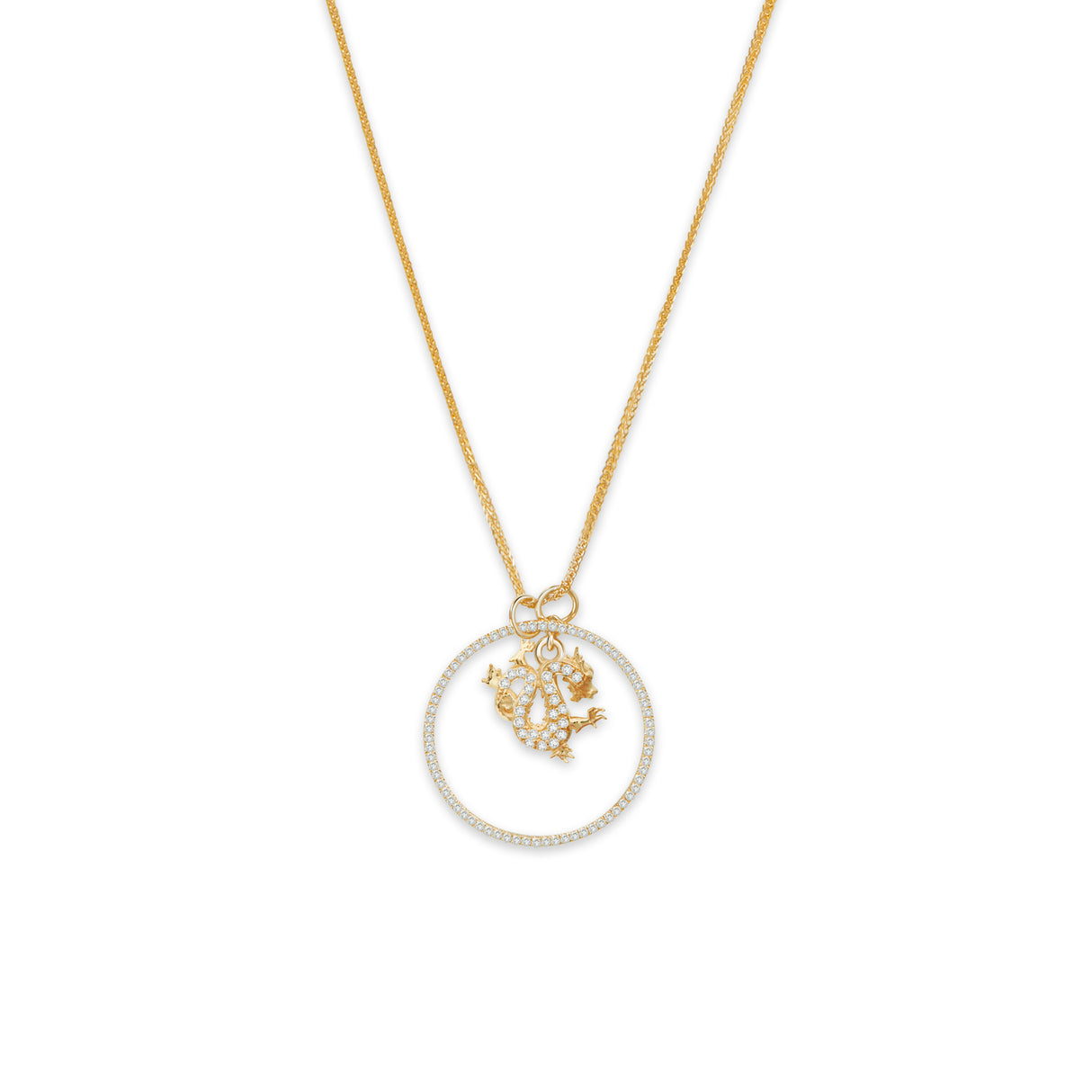 Zodiac Dragon Pendant Necklace