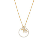 Zodiac Ox Pendant Necklace