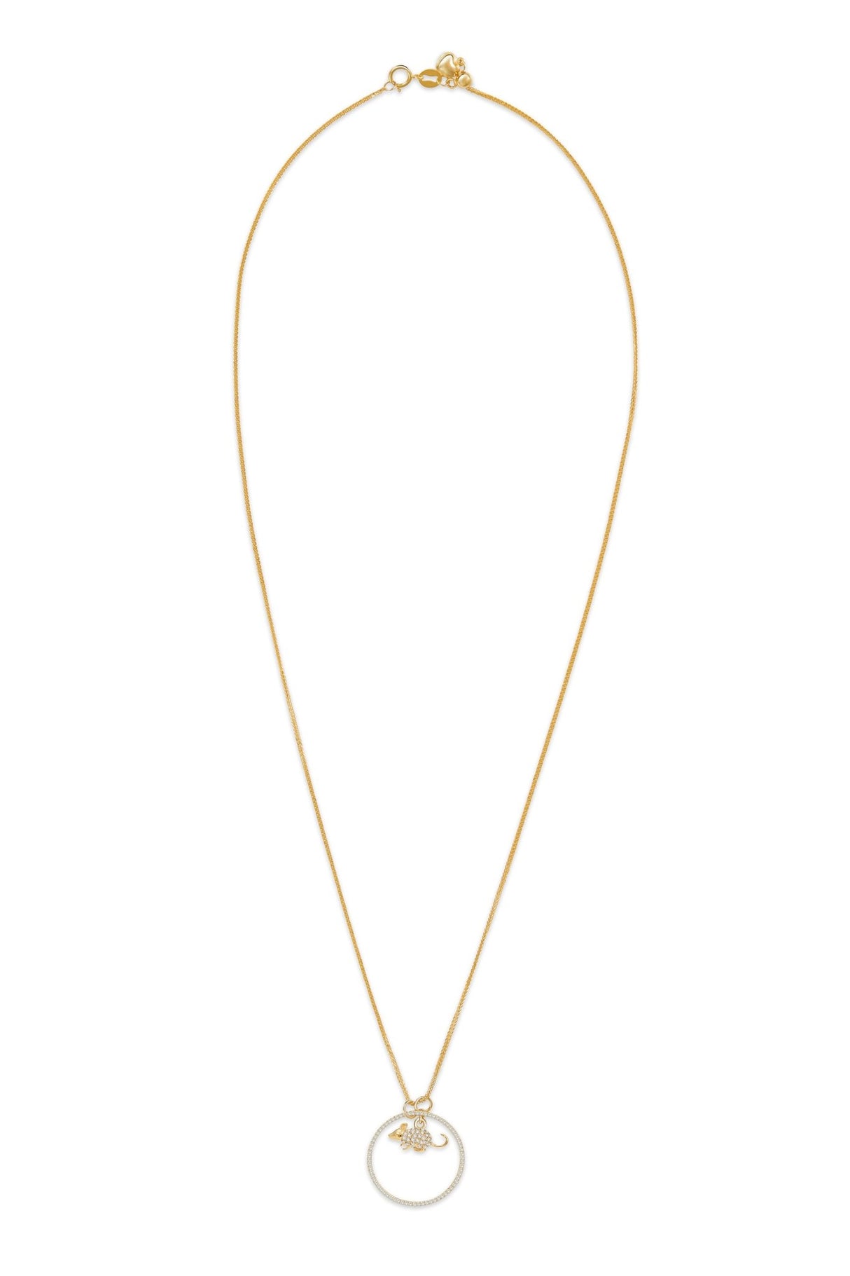 Zodiac Rat Pendant Necklace 2