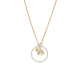 Zodiac Sheep Pendant Necklace