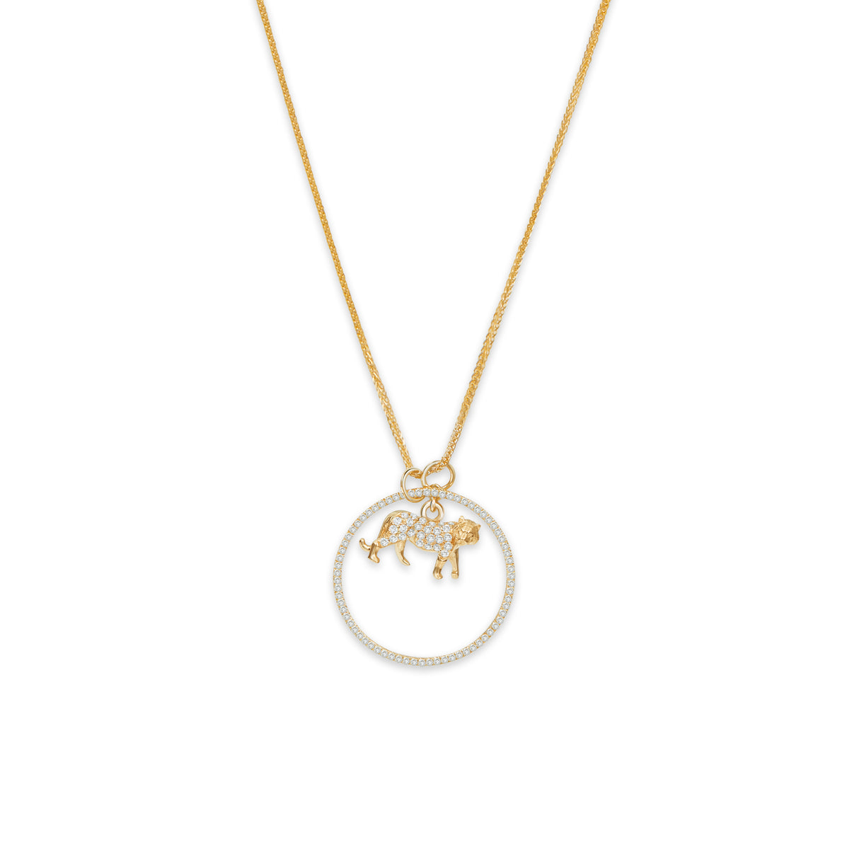 Zodiac Tiger Pendant Necklace