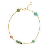 Green Tourmaline Candy Bracelet