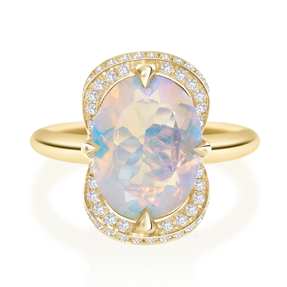 Jelly Opal Aurora Ring