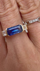 Sapphire & Diamond East West Supreme Ring 18k gold  Stackable ring video