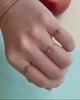 OOAK Sapphire Chain Rings