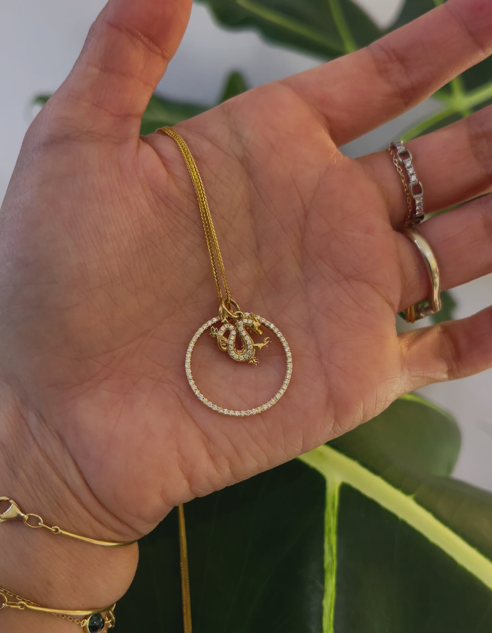 Zodiac Dragon Pendant Necklace