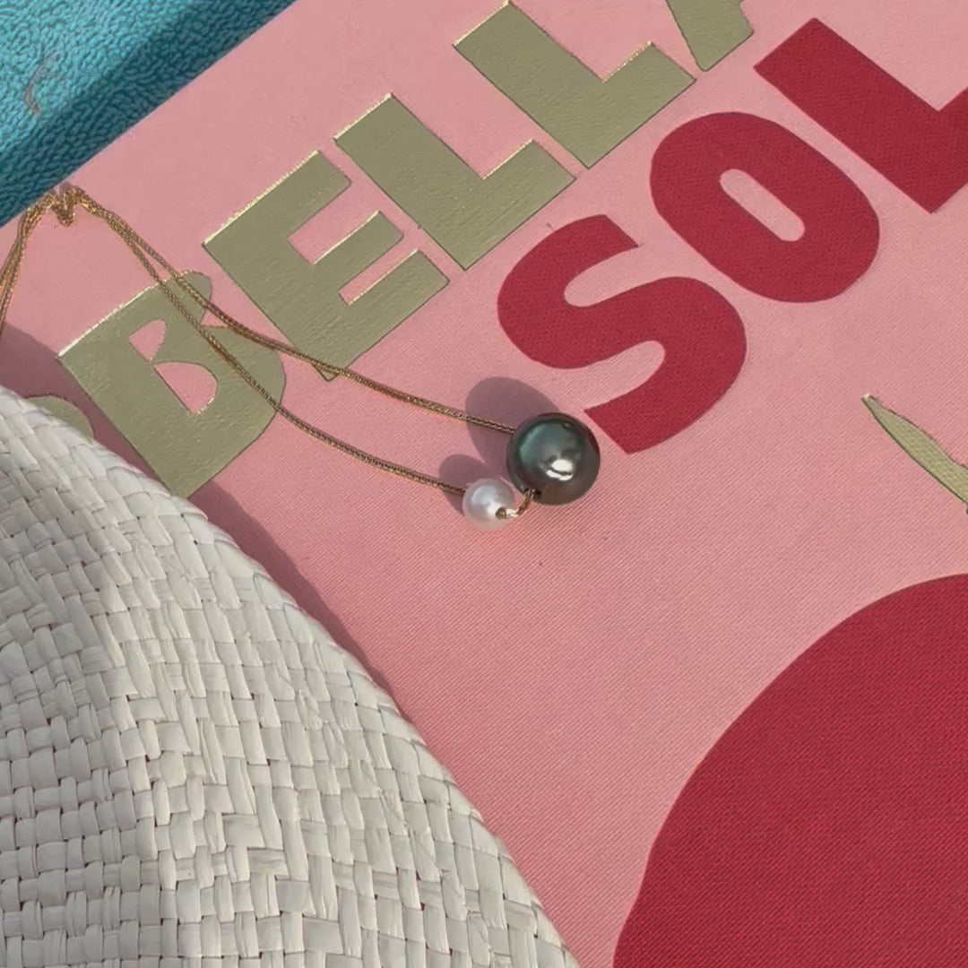 Tahitian Pearl Duo Necklace