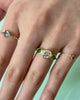 Diamond and Tsavorites Forever Ring