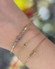 Spinel, Lagoon Tourmaline & Diamond Compass Bangle