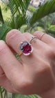 Rhodolite Aurora Supreme Ring