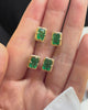 Emerald Compass Stud Earrings