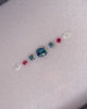 No.10 Spinel (0.65ct) Tourmaline (0.78ct) &Diamond (0.11ct) Compass Bangle