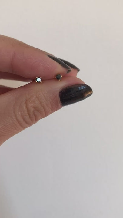 Black Diamond Studs
