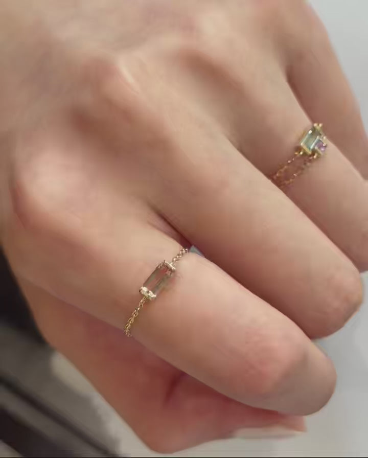 Imperial Topaz Chain Ring