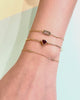 Ruby Heart Supreme Bangle 18k gold Stackable design