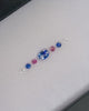 No.11 Sapphire (2.11ct) Spinel (0.44ct) & Diamond (0.11ct) Compass Bangle