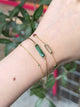 Lagoon Tourmaline Supreme Bangle 18K gold on model 