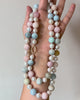 Pearl Aquamarine Morganite Beryl Candy Necklace