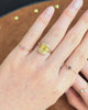 Yellow Sapphire Aurora Ring